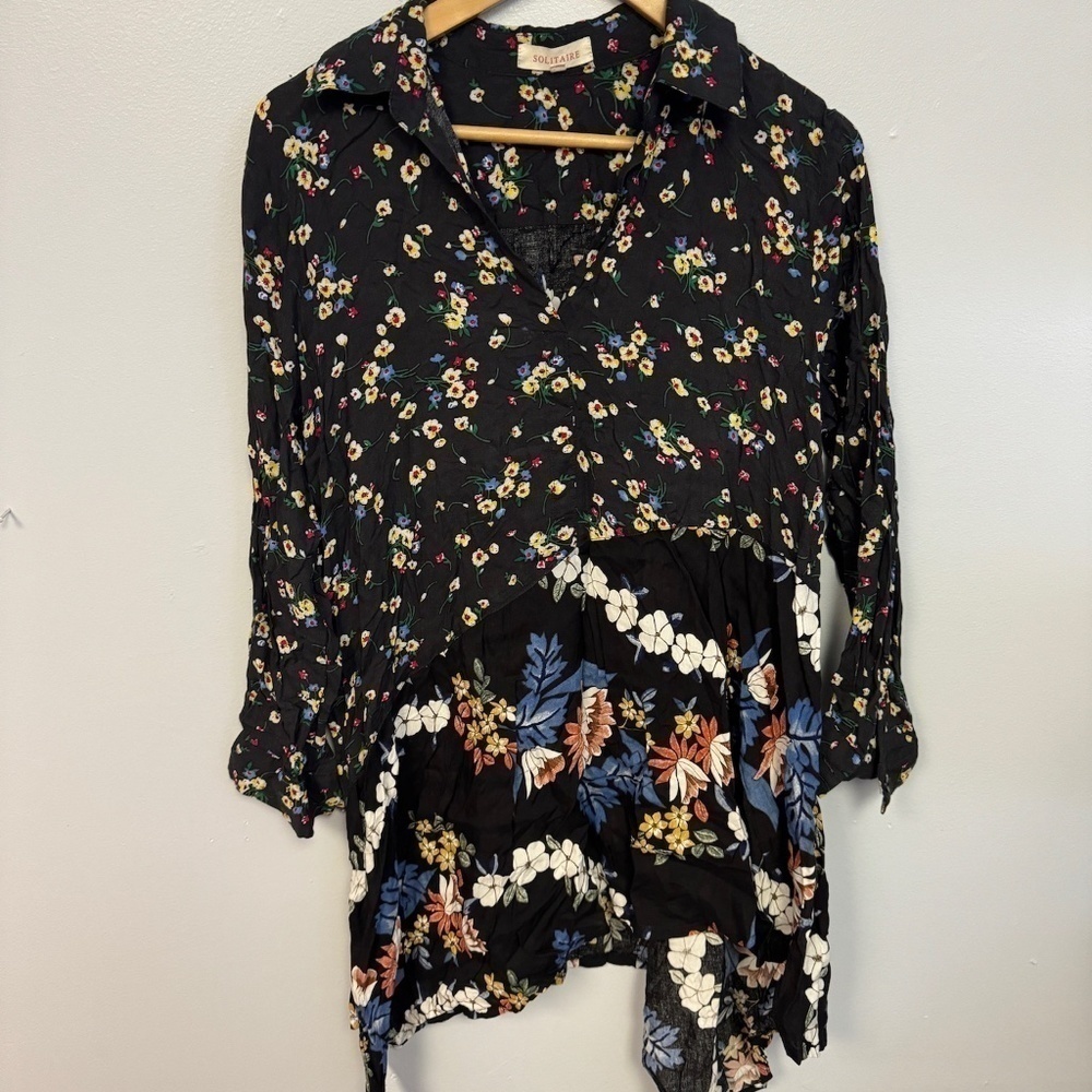 0224-2 Floral handkerchief Dress